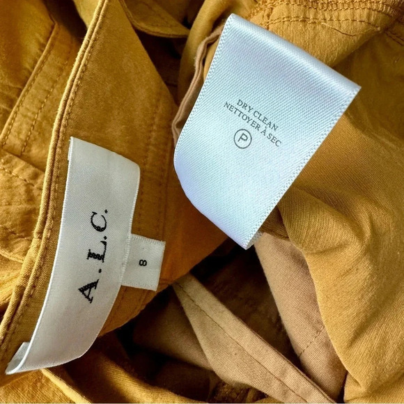 A.L.C. Gillian Romper in Goldenrod Size 8 - Picture 15 of 15